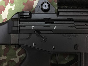 エアーソフトガンの89式5.56mm小銃「アタレ」