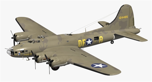B17は第二次世界大戦で米空軍が使用していた爆撃機
