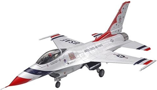 サンダーバーズ塗装のF-16Cの模型
